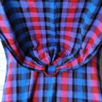 Berényi Textil piros-kék kockás