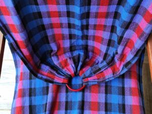Berényi Textil piros-kék kockás