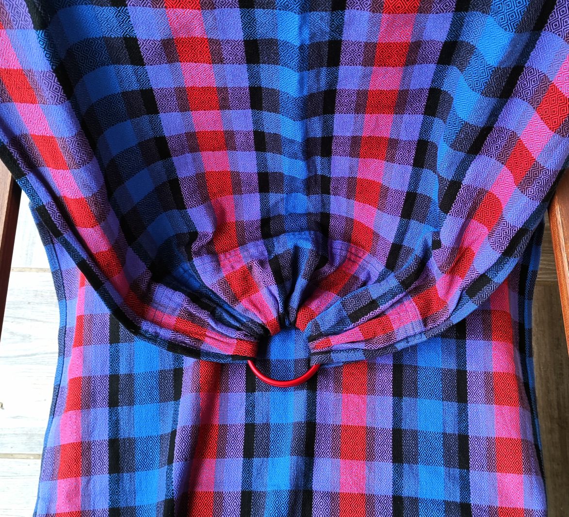 Berényi Textil piros-kék kockás