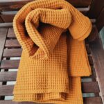 Waffle biopamut textil S5