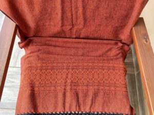 Indajani Rebozo - Zapotec Orange
